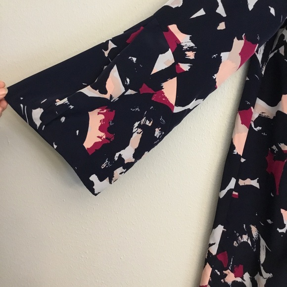 Banana Republic Abstract Print Shift Mini Dress Size XS - Picture 5 of 13